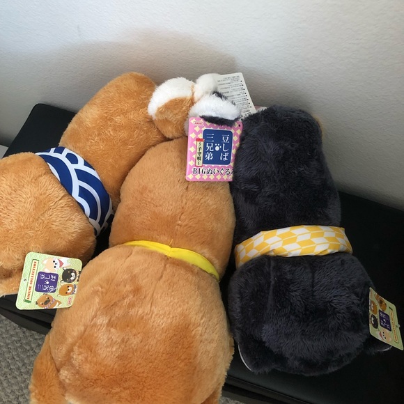 NEW W/TAGS Sanrio Shiba Inu plush bundle - Picture 2 of 8